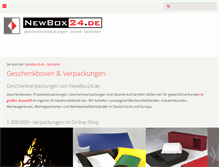 Tablet Screenshot of newbox24.de